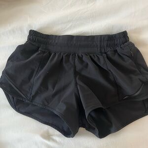 Black lululemon shorts